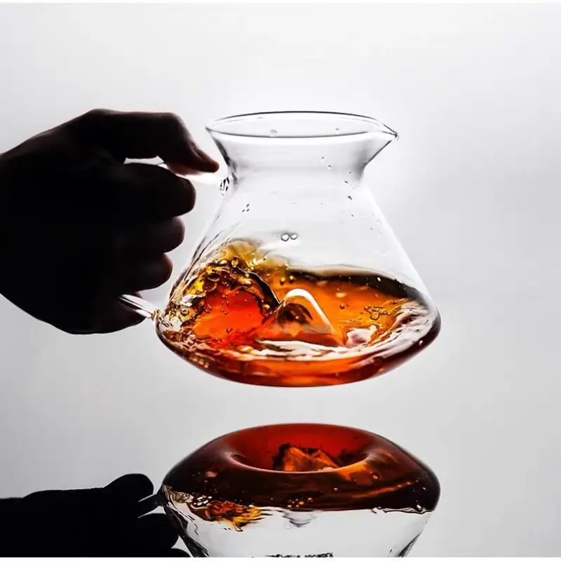 MHW-3BOMBER Hill Style Glass Coffee Server Heat Resistant Dripping Sharing Pot Graduated Measurement for Home Office Cafe Daily - view 6