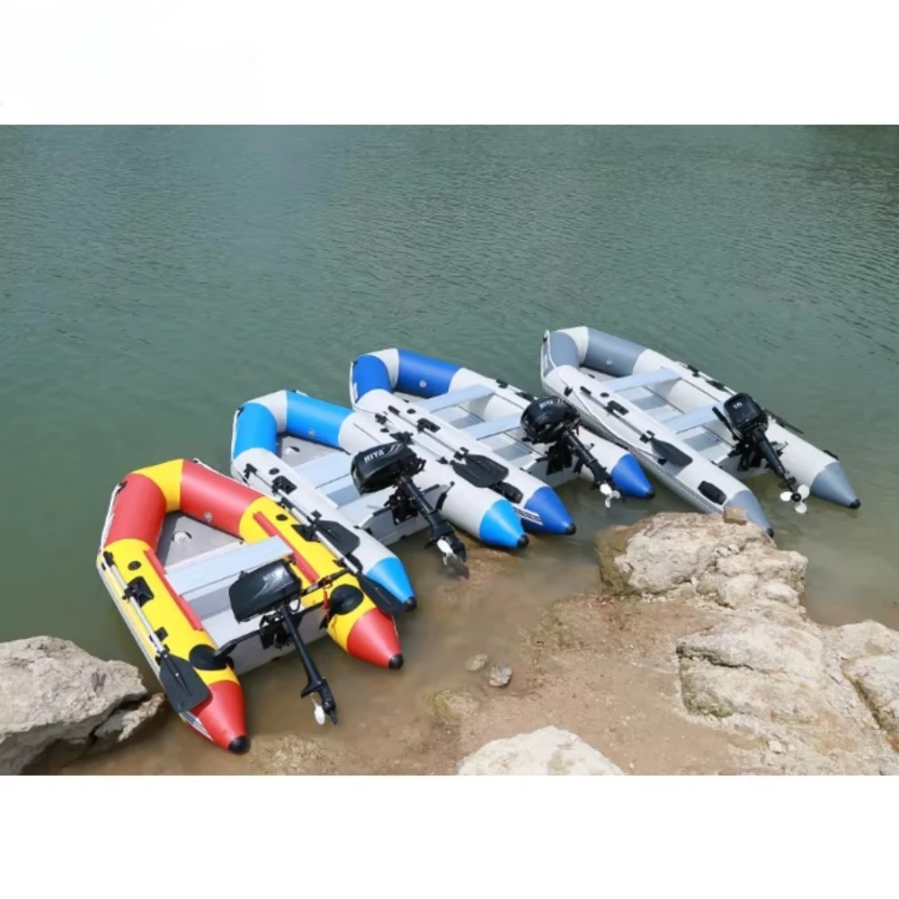 Durable PVC Ocean Floating Boats Inflatable Rowing Boats for Fishing