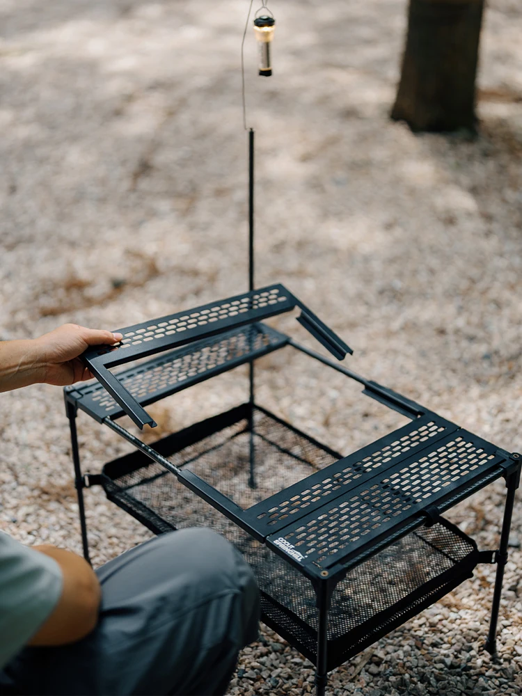 Lightweight Portable Carbon Fiber Camping Table Extendable Outdoor Leisure Furniture Goout Springhill Long Rectangle Table