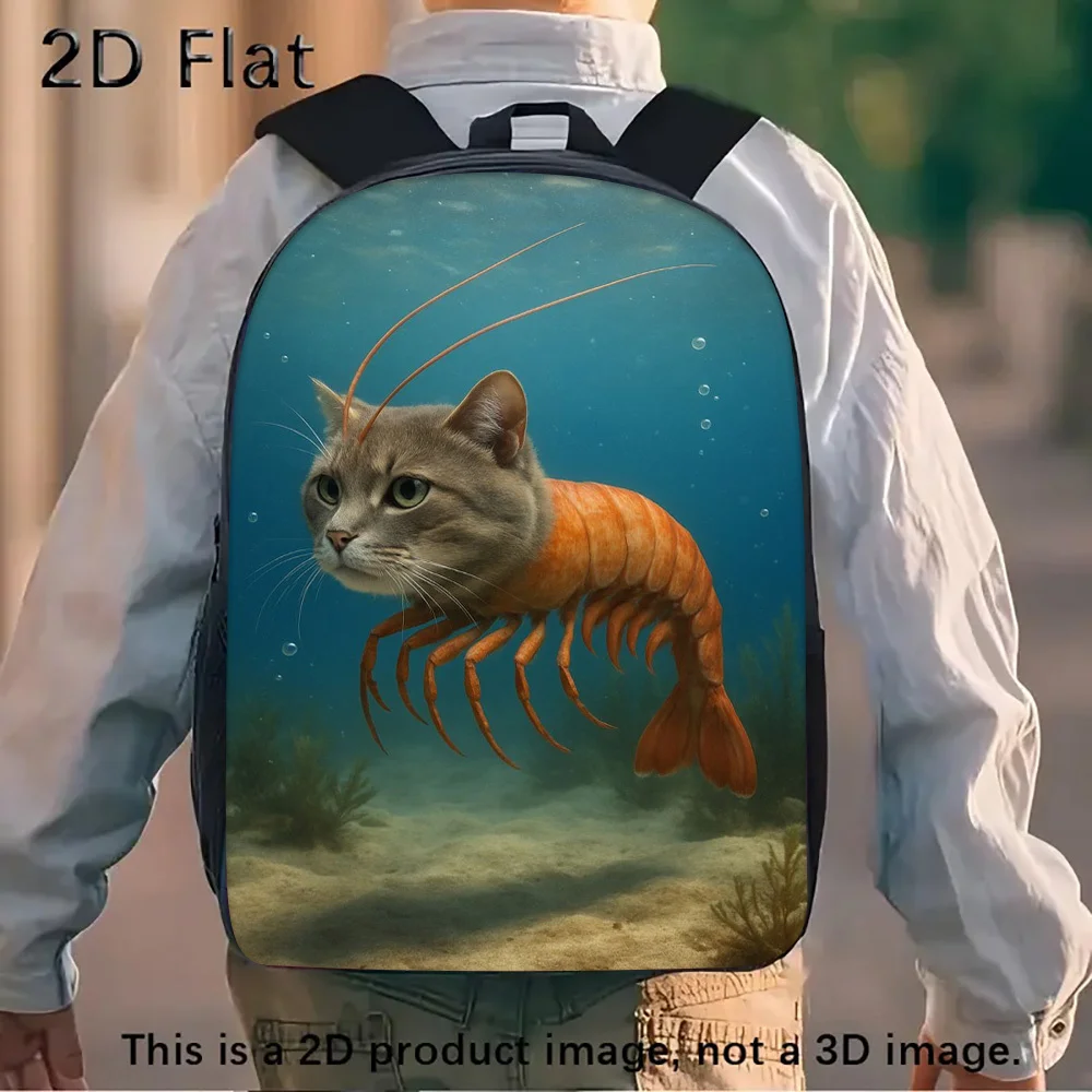 

Fall Christmas Halloween Italian Brain Hole Cartoon Elements Fashion Design Backpack, Large Capacity Boys School Bag Set