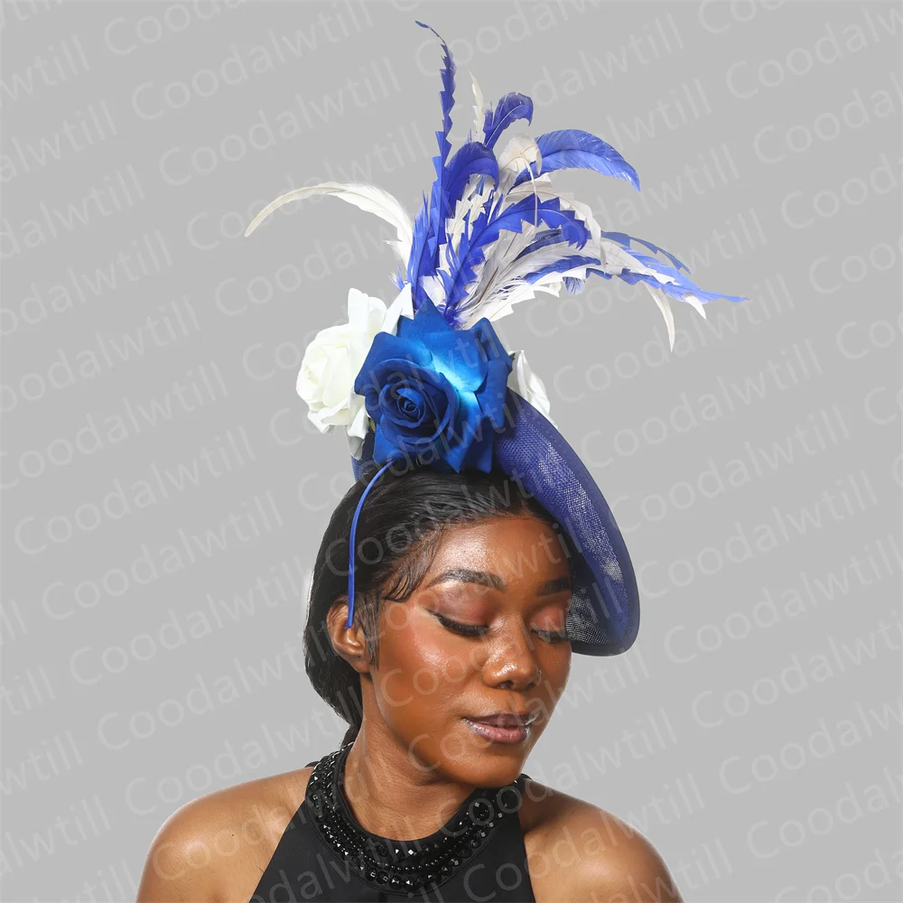 

Royal Ascot Fasciantor Hat Women Derby Party Chapeau Cap With Flower Church Kentucky Fasciantors Hat Ladies Marriage