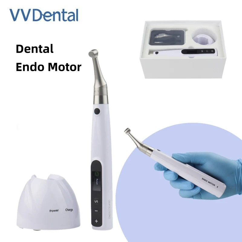 

VV Dental Two-in-One Endodontic Motor OLED Screen Built-in Apex Locator Dentistry Lab Tool