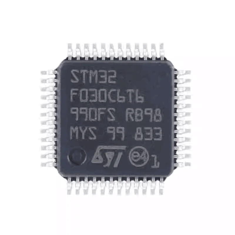 STM32F030C6T6 LQFP-48 ARM Cortex-M0 32-bit Microcontroller (MCU)
