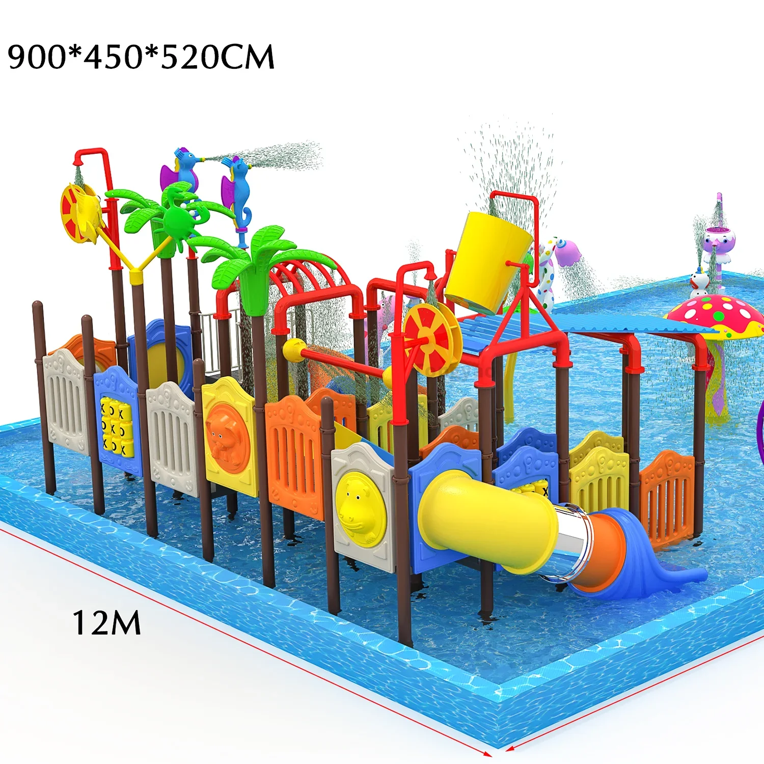 aquatic water play equipment water playground