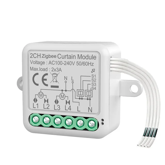 Zigbee 2Gang Curtain