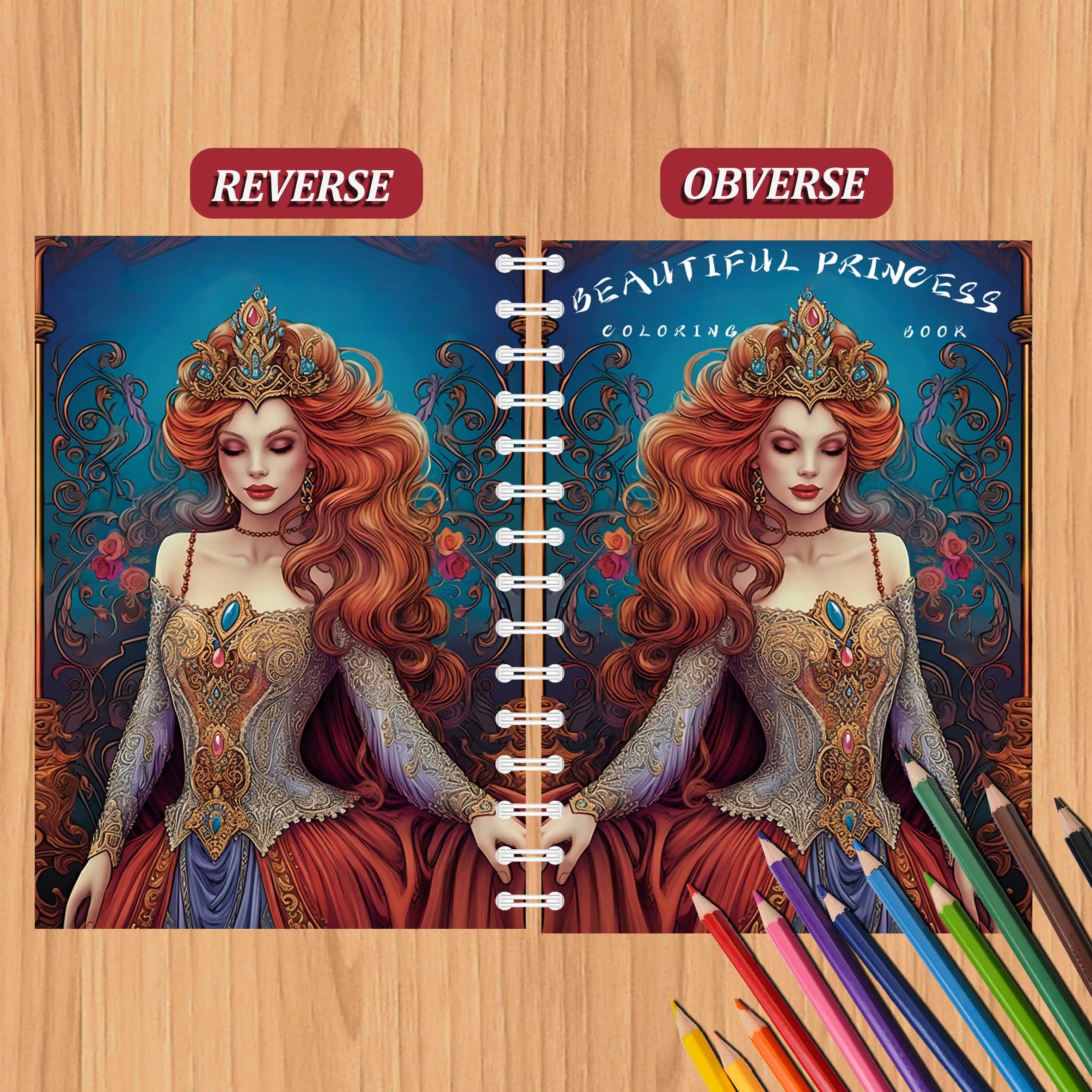 Fairy Princess Colouring Book Adult Picture Book Make Designs Of One\'s Own Color Strokes