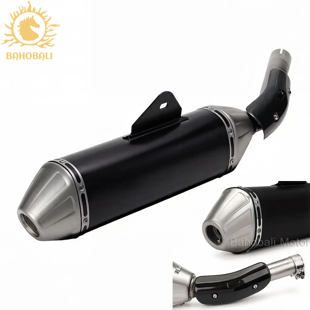 For Yamaha Tenere 700 T700 Escape Modify Motorcycle Exhaust System Muffler Carbon Cover Tail Pipe Connect Original Line