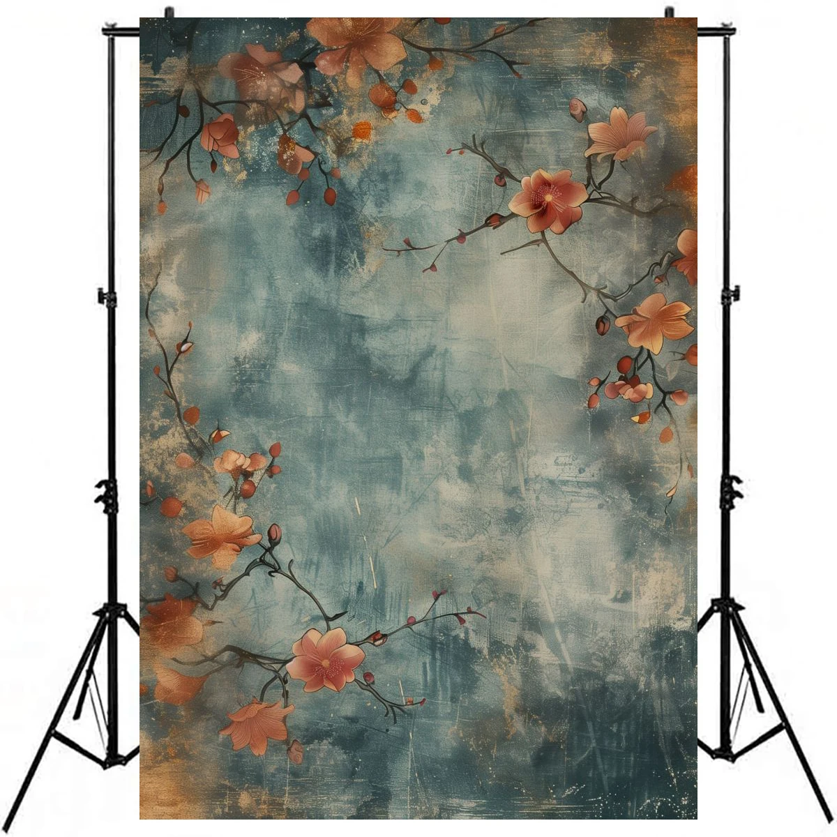 

Винтажная картина маслом с цветами, фон с абстрактной текстурой для детей и взрослых, художественный портретный декор, украшения для фотосъемки