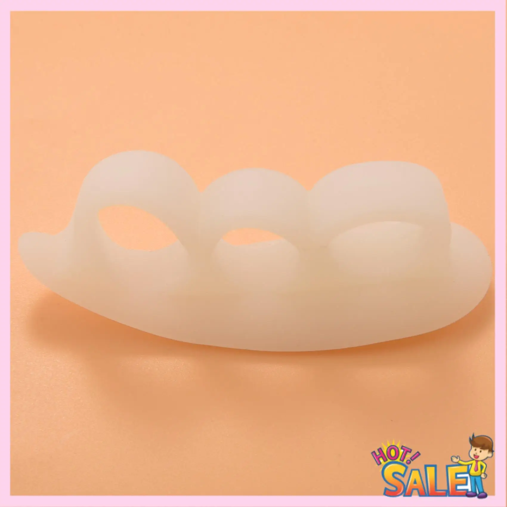 A88X جهاز فرد أصابع القدم المطرقة والمصحح 4 عبوات من جبائر قشور الجل الناعمة تقلل من آلام القدم، يمنع التداخل على القدم المرنة Ca