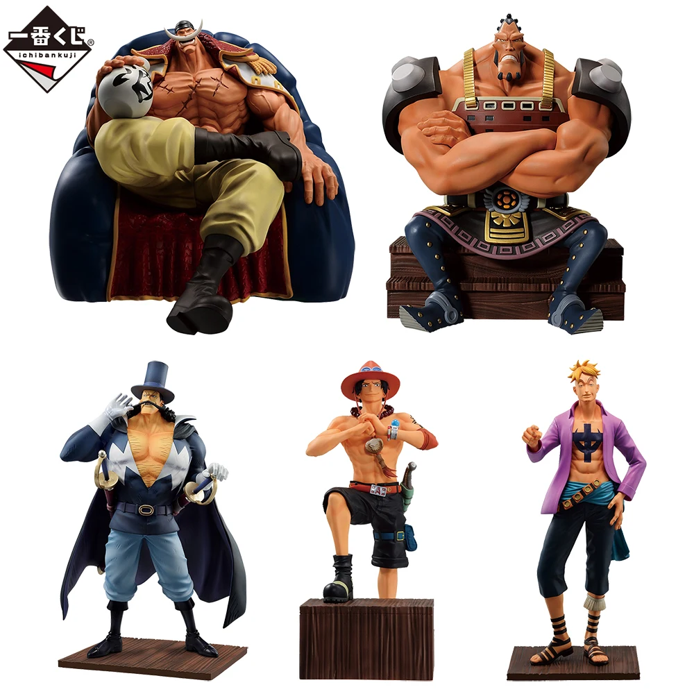 In Stock Original BANDAI Ichiban KUJI ONE PIECE Edward & Marco & ACE & Jozu & Vista (MASTERLISE EXPIECE) Action Figure Model Toy