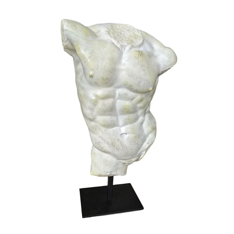 Nordic retro resin craft bust sculpture ornament home living room entrance wine cabinet art decoration