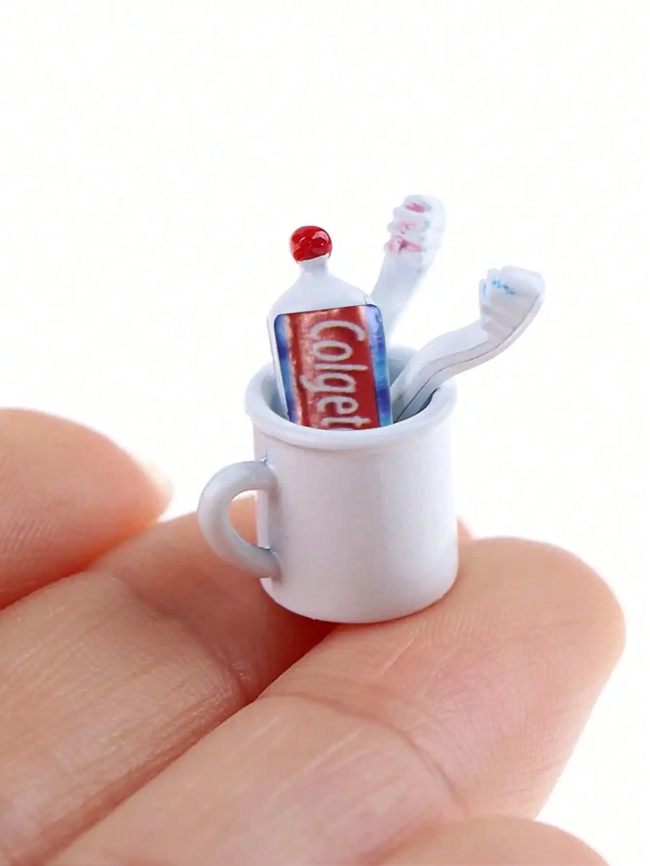 Dollhouse Miniature Bathroom Scene Decoration Models 1:12 Scale Mini Simulated Household Items