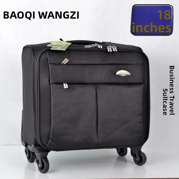 

Новая 6-дюймовая сумка для бизнеса, сумка из бычьей ткани, большая сумка, сумка для работы на колесах, универсальная сумка для посадки на колесах, 8-дюймовая ручка из бычьей ткани...