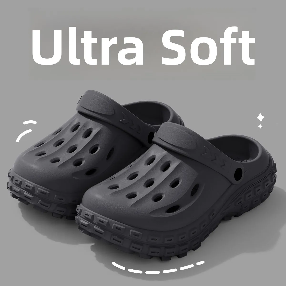 Home Comfortable Men's Flip Flops Wear-Resistant Thick Bottom Anti-Slip Summer Outdoor Slippers Tire Sole Slippers