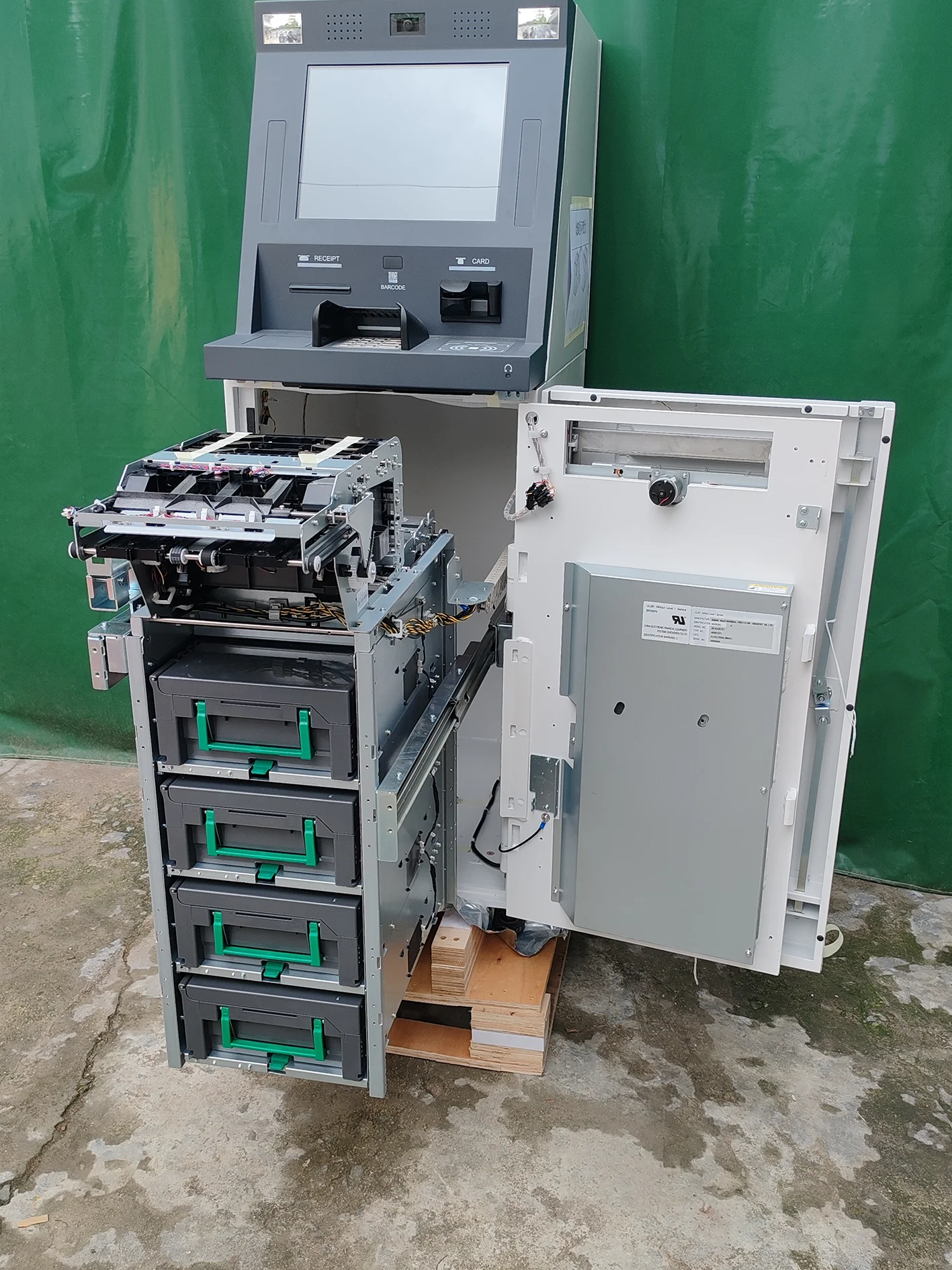 Deposito di cassa della macchina ATM della banca ODM e ritiro del chiosco ATM della macchina dell'erogazione di contanti della macchina dell'ATM intelligente