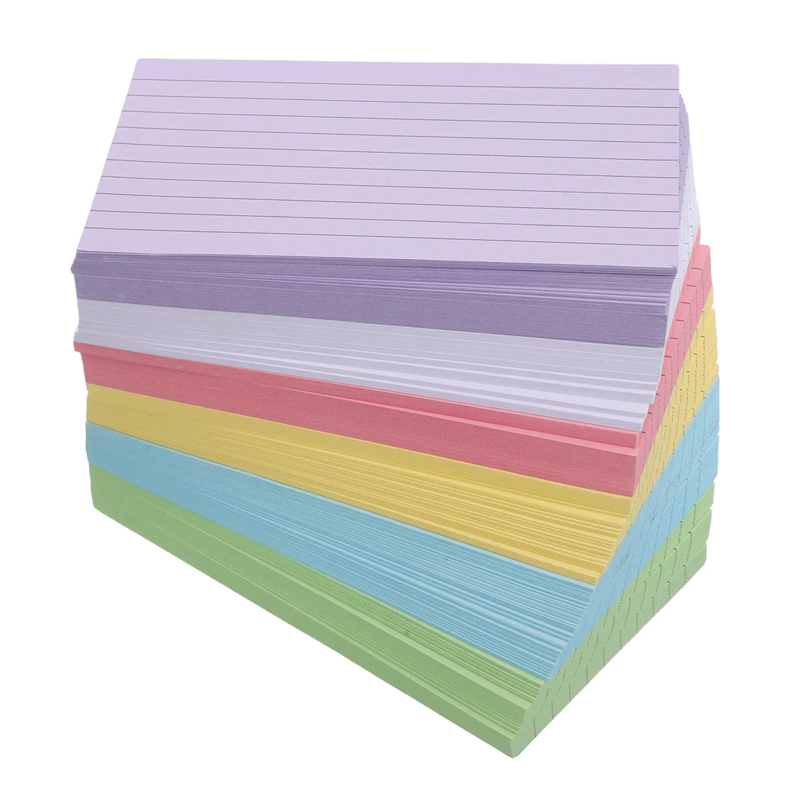 600pcs-colored-index-cards-heavyweight-cardstock-ruled-lines-dual-sided-portable-study-flashcards-for-students-vocabulary