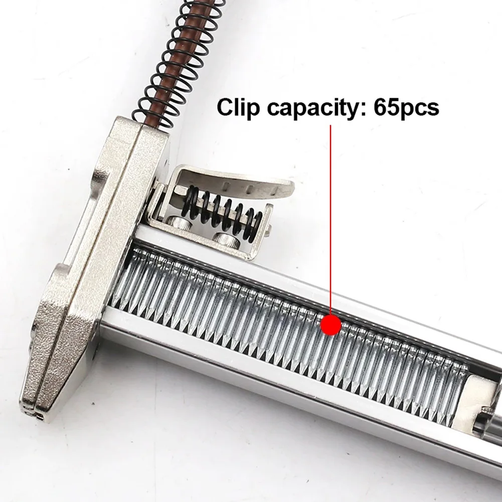 ST18Manual Nailer Semi Automatic Straight Nailing Tool Nails For Flooring Cement Fit For Woodworking Decor, Wire Slot Binding