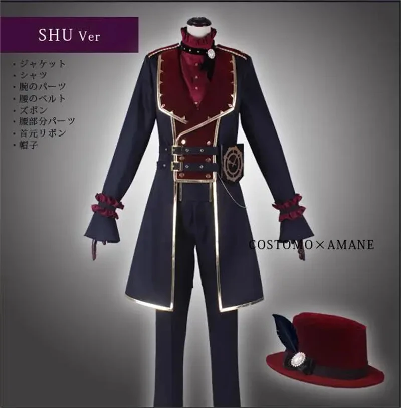 

Anime Ensemble Stars Itsuki Shuu Cosplay Costumes Valkyrie Theatre Bettle Uniform Activity Party Role Play Clothing Custom-Make