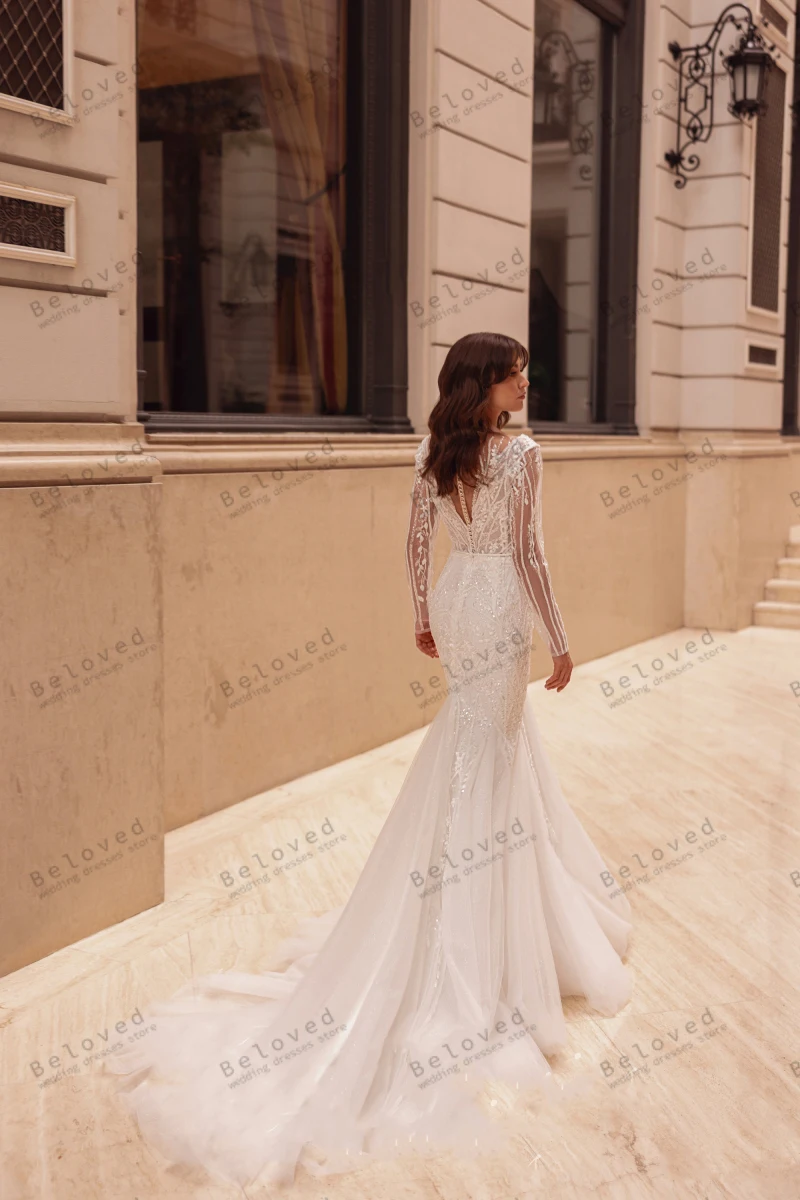 Gorgeous Wedding Dresses Pretty Bridal Gowns Lace Appliques Sleeveless Backless Sexy Robes Charming Vestidos De Novia Customized