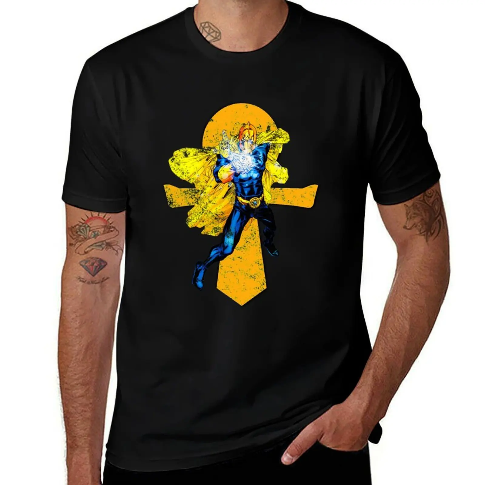 Dr Fate Nabu Classic Design T-Shirt Basic Simple Design Short Sleeve Shirt