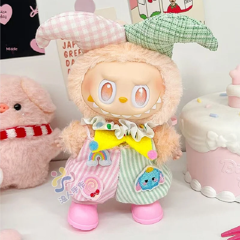 Suitable for 17-centimeter labubu third-generation baby clothes. Lirabub first and second generation ones are also suitable for