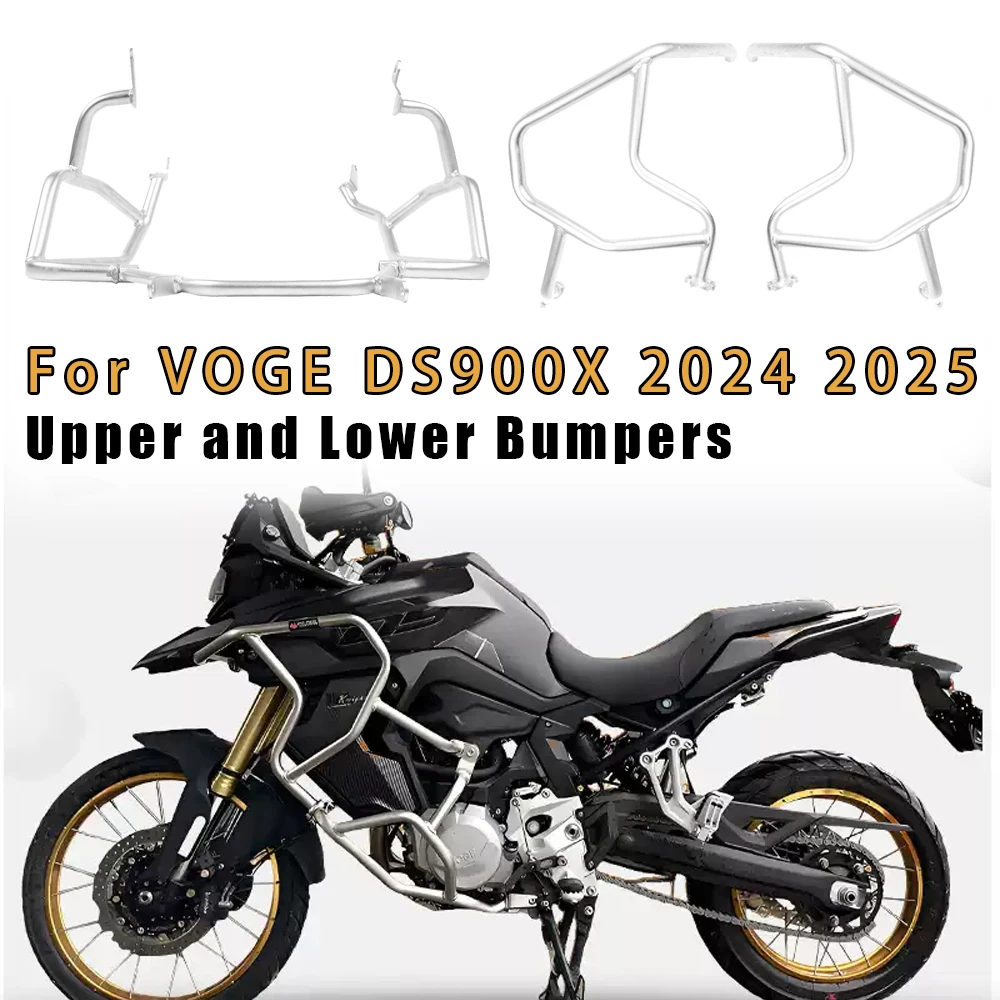 

Fit For VOGE LONCIN DS900X 900DSX 2024 2025 Motorcycle Engine Chassis Guard Crash Bar Frame Bumper Fairing Protector Bumpers