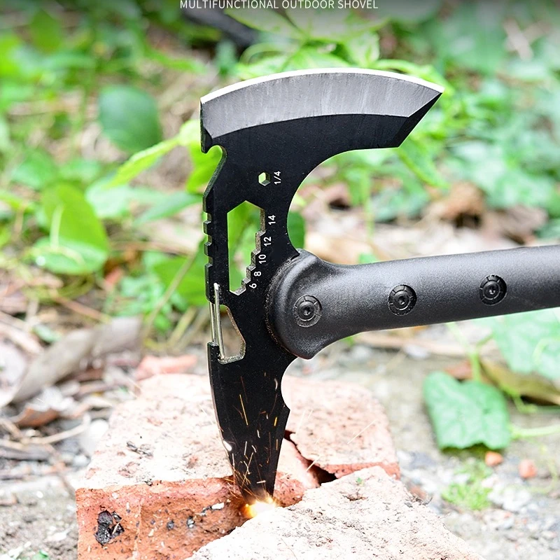 

The Popular Tactical Fire-fighting Axe Is A Convenient Outdoor Camping Survival Household Logging and Cutting EDC Hand Tool