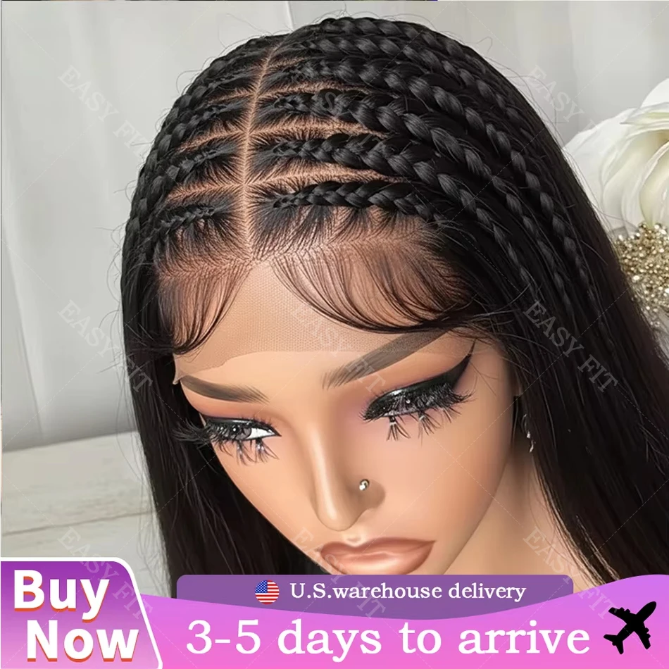 

Straight 250 Density Real Full Lace Human Hair Wig Brazilian Pre Plucked 360 HD Full Lace Invisible Strap Snug Fit Wig For Women