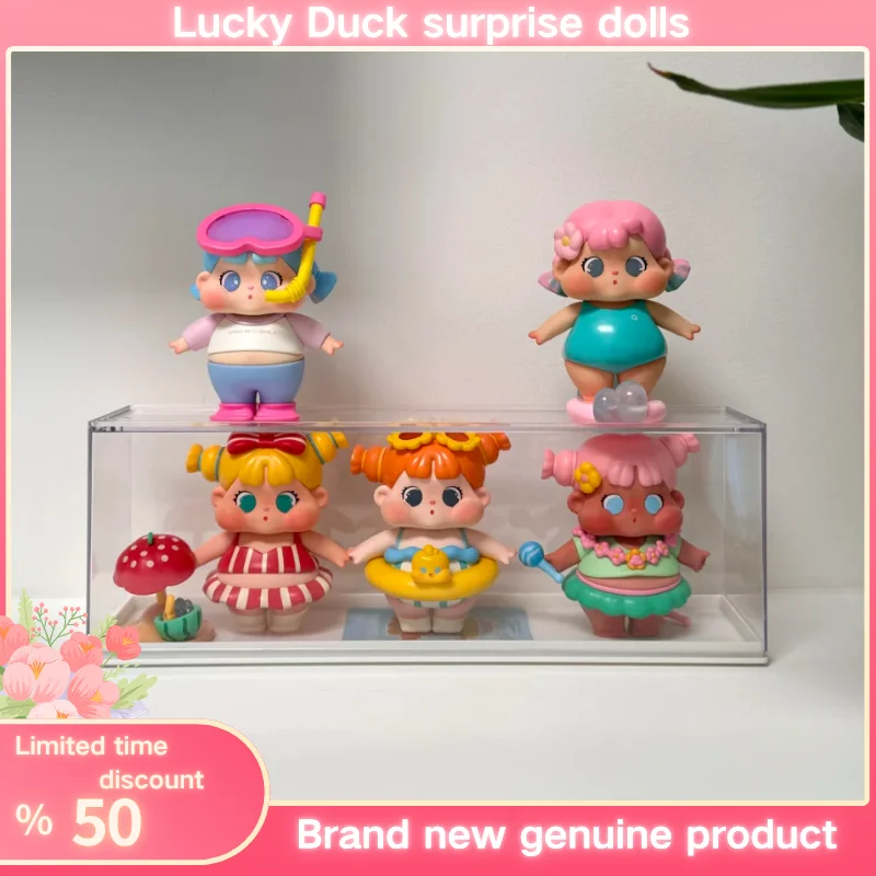 

Genuine Qoqo Blind Box To Sea With You Series Anime Figure Doll Girl Tabletop Decoration Collection Kawaii Toy Surprise Gifts
