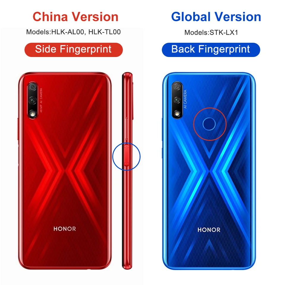 Screen for Honor 9X Global STK-LX1 LCD Display