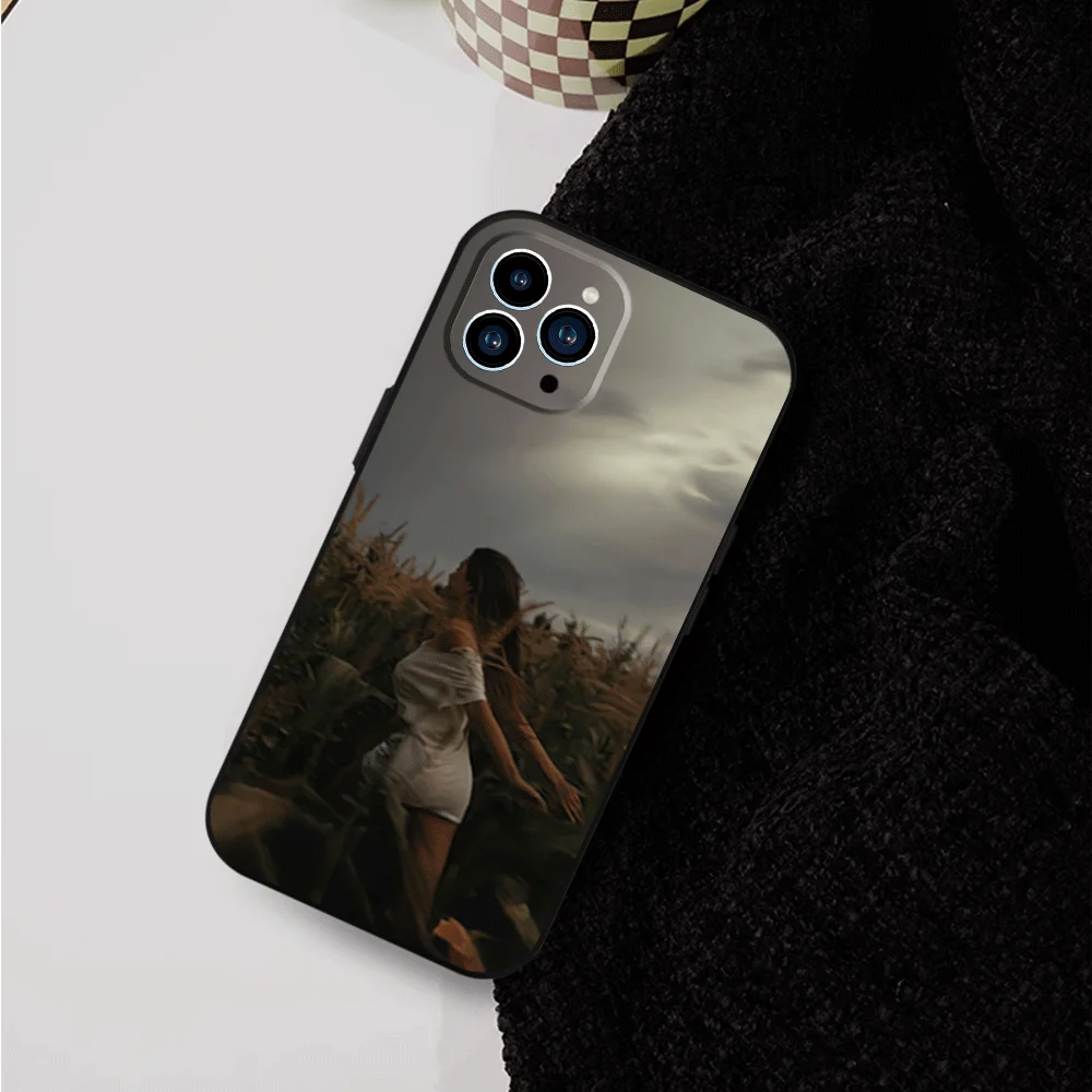 Singer Madison Beer Phone Case for iPhone 12 11 13 14 15 16 Max Pro Plus Black Soft Silicone Cover