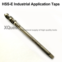 XQuest HSSE Metric Extra Long Shank Spiral Flute Tap M2 M2.5 M2.6 M3 M3.5 M4 M5 M6 M8 M10 M12 machine extended handle Taps 100MM