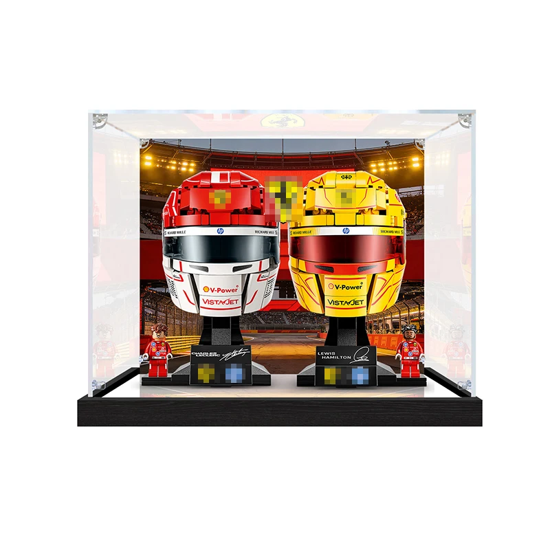 Acrylic Dustproof Display Box for   Team Helmet 43014 43022 Transparent Clear Case Showbox Collectible Storage