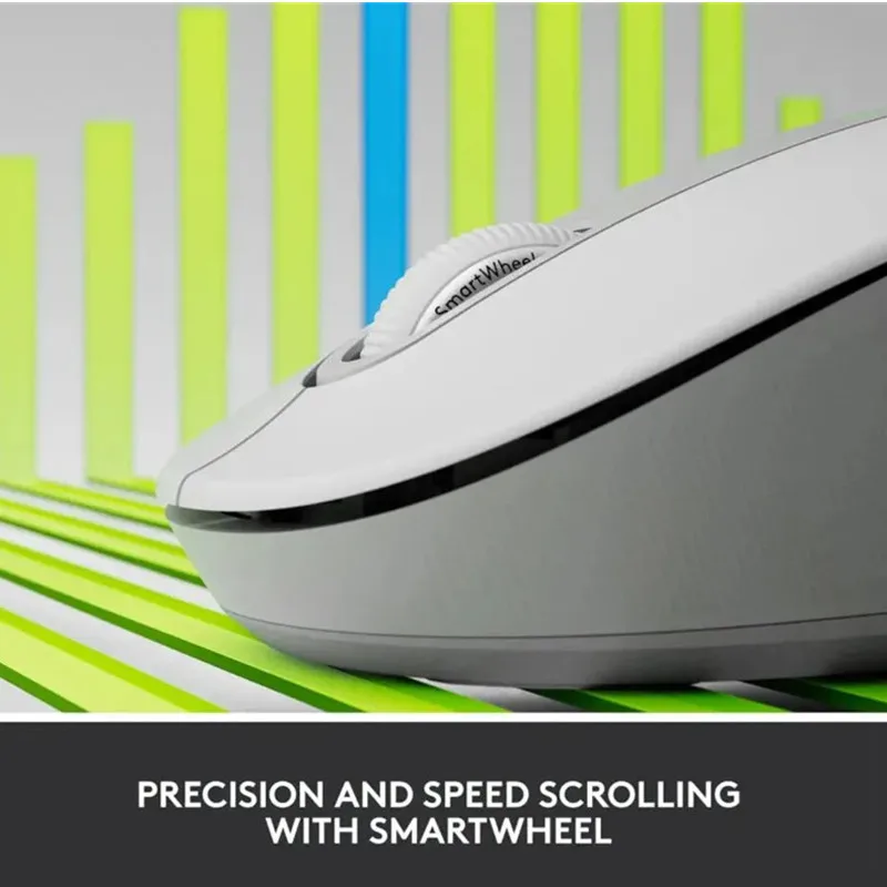 Logitech M650/M650L Wireless Mouse Ergonomic Design Bluetooth Silent Click Laser Sensor Technology Mice for PC/Mac/Laptop