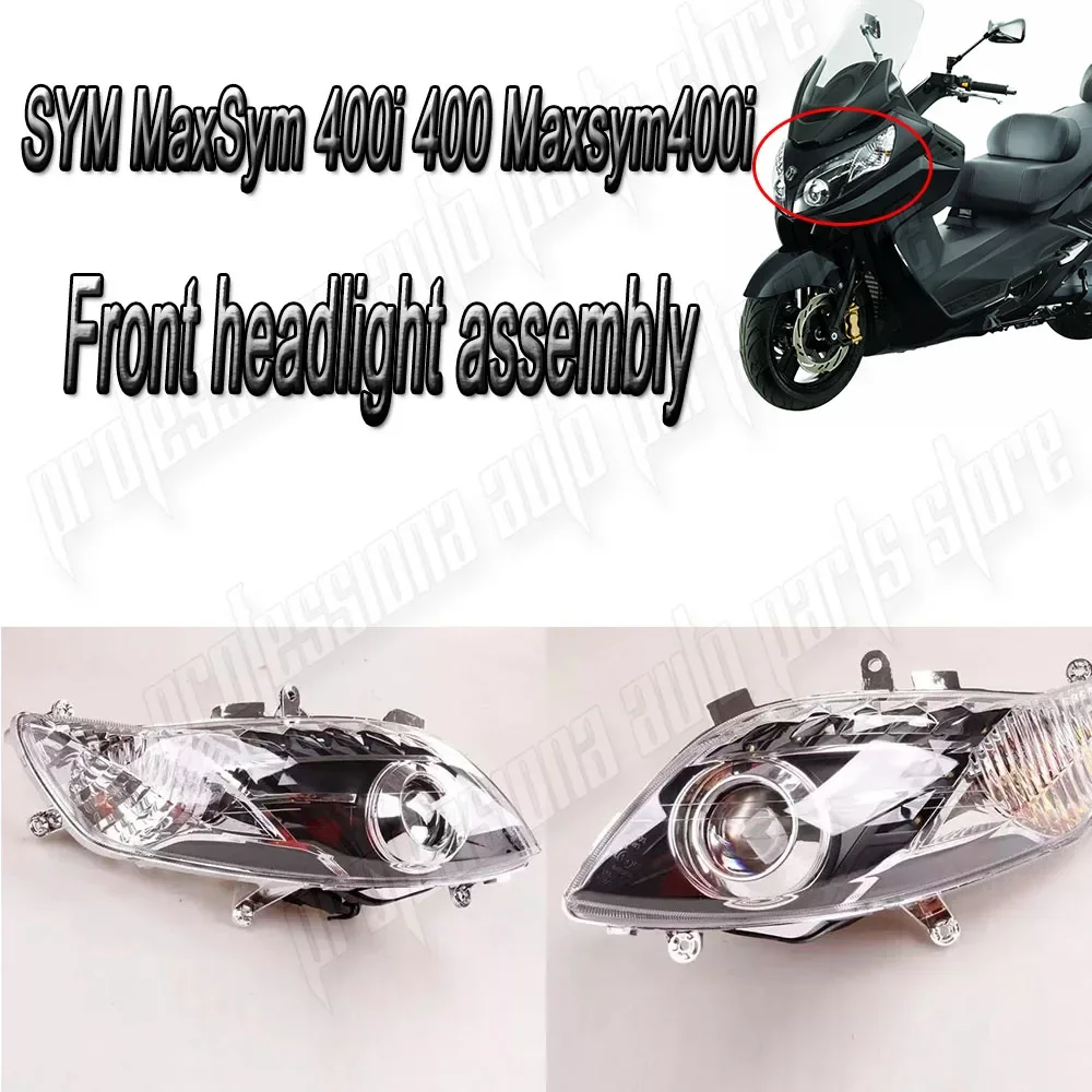 Car Headlight Assembly for  SYM MaxSym 400i ABS 400 Maxsym400i ABS Maxsym400 2011-2020  Lamps Left Right LED Accessories