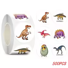 Collection Premium Dinosaures - 500 Autocollants Motivants