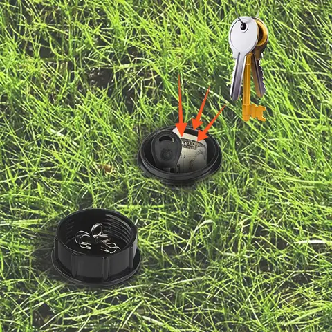 야외 스프링클러 키 보관함 방수 지하 키 숨김함 정원용 숨겨진 보관함