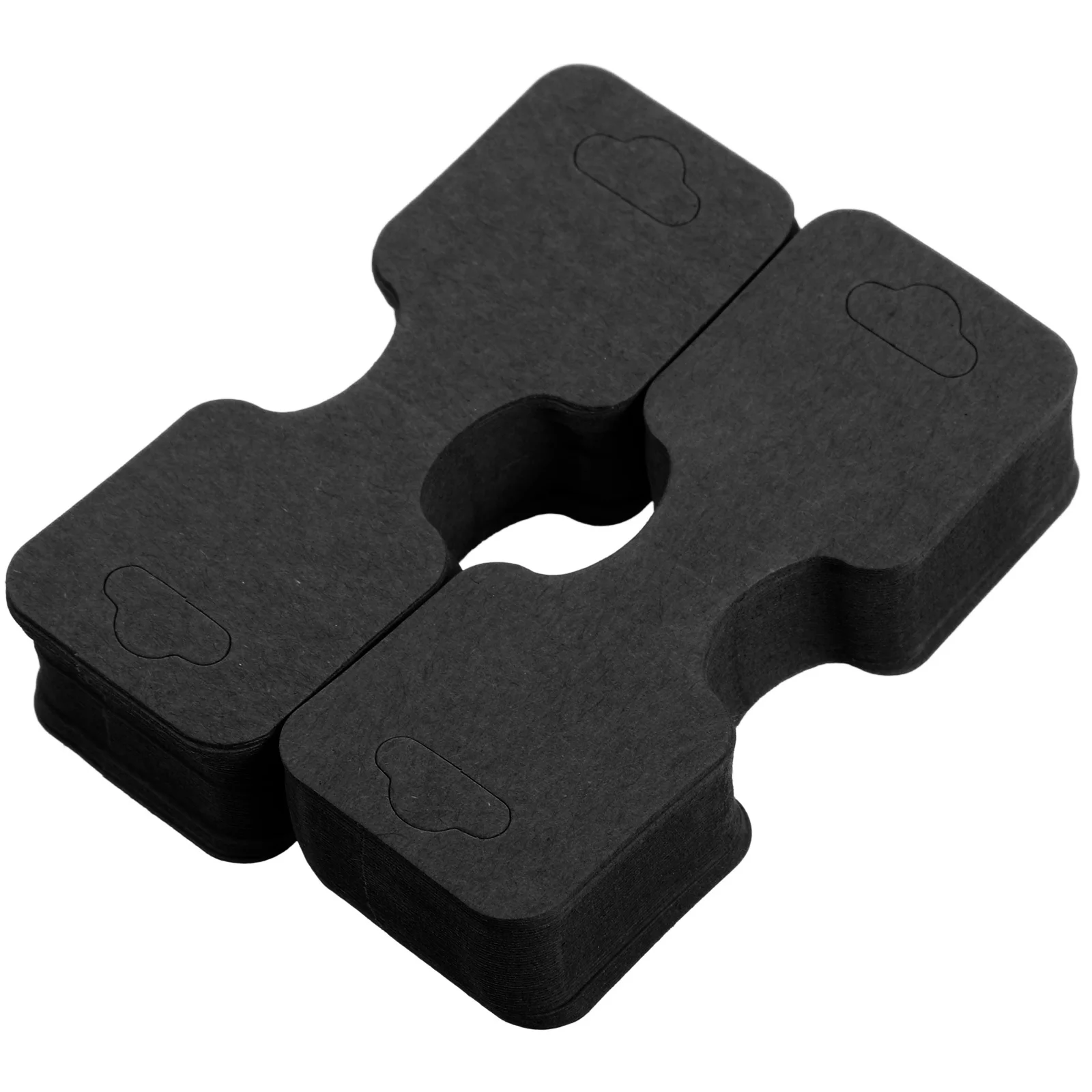 

100Pcs Blank Folded Jewelry Display Cards Compact Size for Necklace Bracelet Packaging Necklace Display Hanging Tags Jewelry