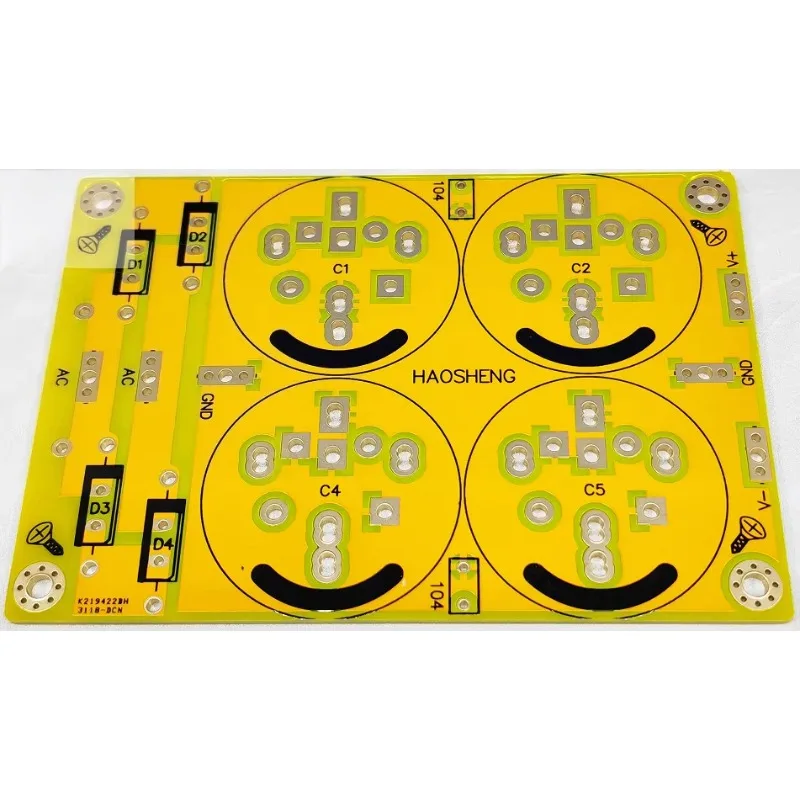 Placa de alimentación del amplificador de potencia SU50, PCB del filtro rectificador del amplificador de potencia
