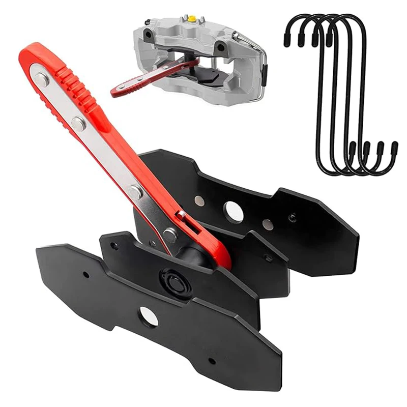 Car Ratchet Brake Piston Caliper Spreader Tool Stainless Steel Press Twin Quad Separator Pad Disc Repair Kits Brake Caliper Tool