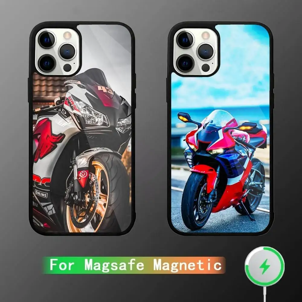 

H-HondaS Cbr 1000rr Moto Phone Case For iPhone 16,15,14,13,12,11,Pro,Max,Plus,Mini,SE New Magsafe Magnetic Wireless Charging