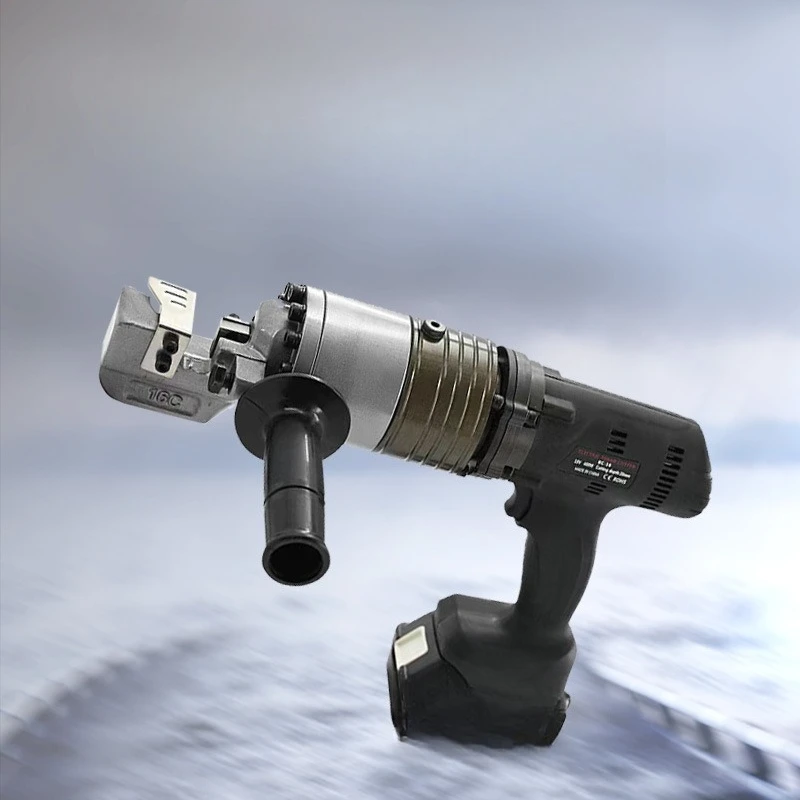 Ręczna, akumulatorowa przecinarka do prętów stalowych BC-16 z baterią litową, szybki wyłącznik, awaryjne ratowanie, przecinarka 25 mm.