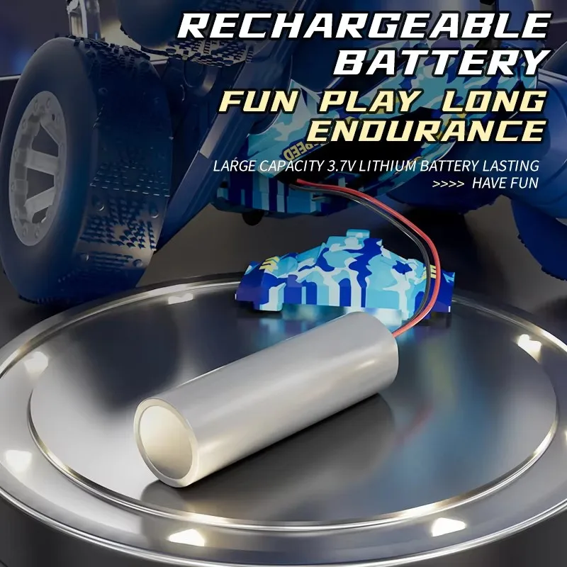 Mobil Stunt RC Mobil Remote Control 2.4G Flip Dua Sisi 360 °   Hadiah Anak-anak Mobil Drift Off-Road RC Rotasi untuk Mainan Anak-anak Dewasa