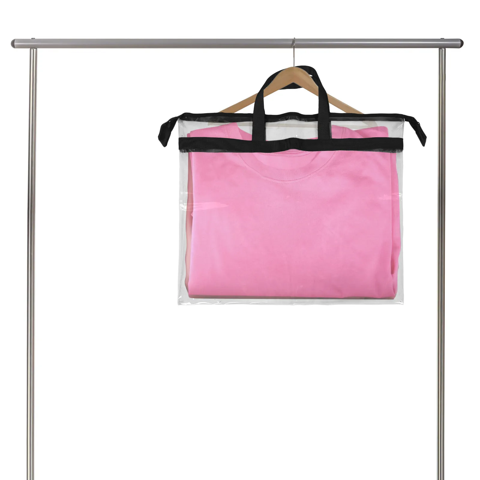 

50x40cm Clear Waterproof Storage Bag Large Capacity Transparent Tote for Beach Pool Swimming Camping Travel Wet Swimsuit Dust