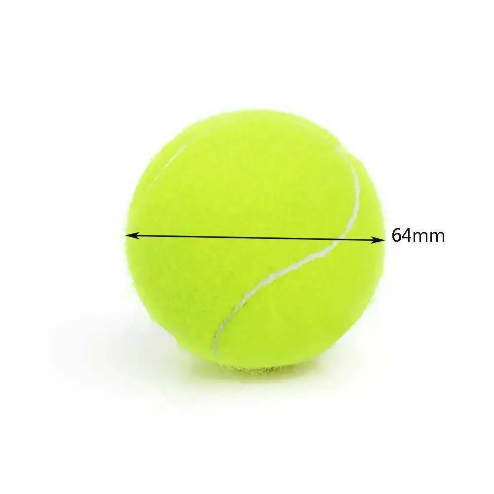 3pcs Professional Rubber Tennis Ball High Resilience Ball Tennis Club Competition Exercises Practice For School Training