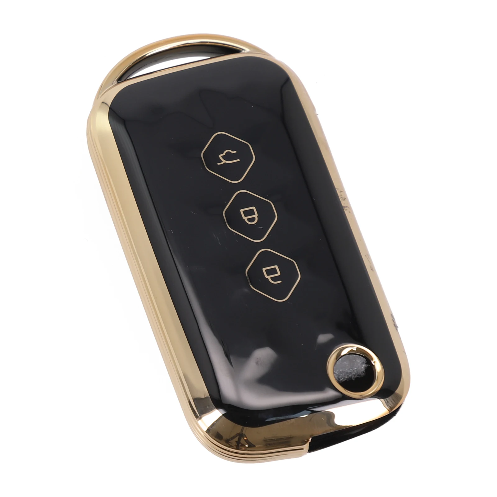 

High-quality Automobiles Car Key Case Protective Cover Keychain Modern Design Remote Shell Sleek 3 Bottons Comfortable