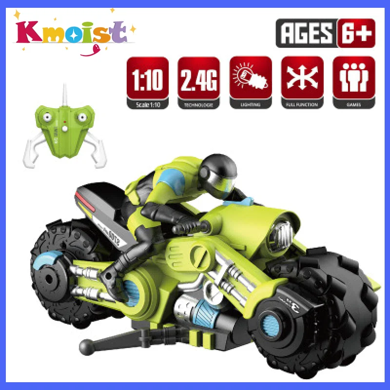 RC Auto 1/10 Cool mini Moto RC Motorfietsen model Afstandsbediening Elektrische motor van kinderen racen Auto Speelgoed voor jongen kids gift