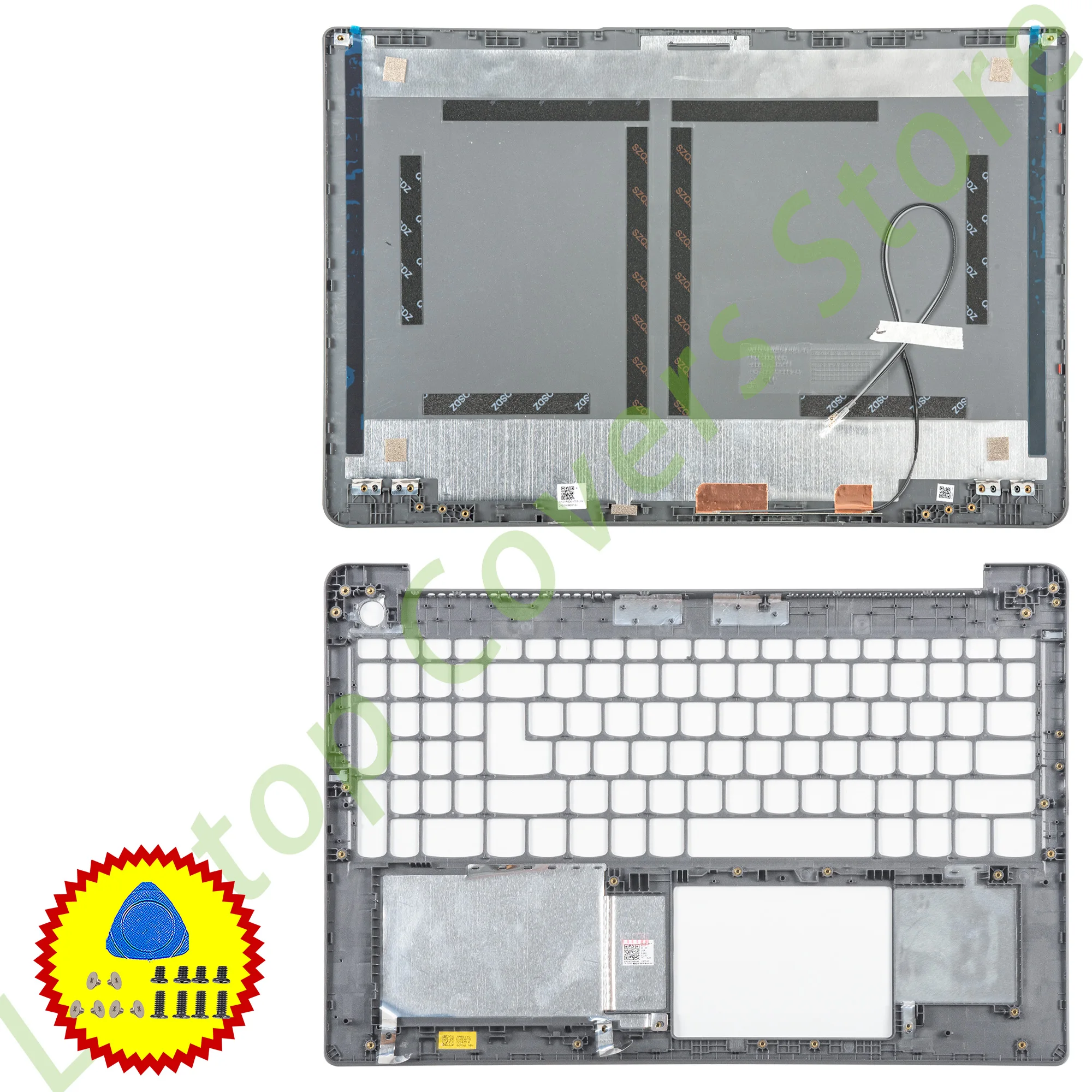 レノボ Ideapad 3 15ABA7 2022 フロントベゼル グレー 15.6インチ