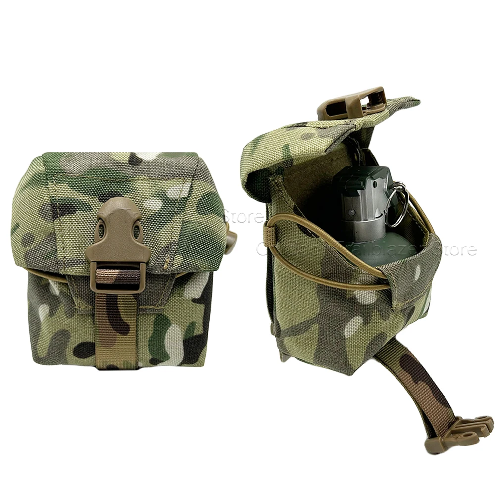 Taktische Granaten-Tasche Universaltyp mit Elastischem Befestigungskordel MOLLE Werkzeug-Magazintasche Hüfttasche Jagdzubehör