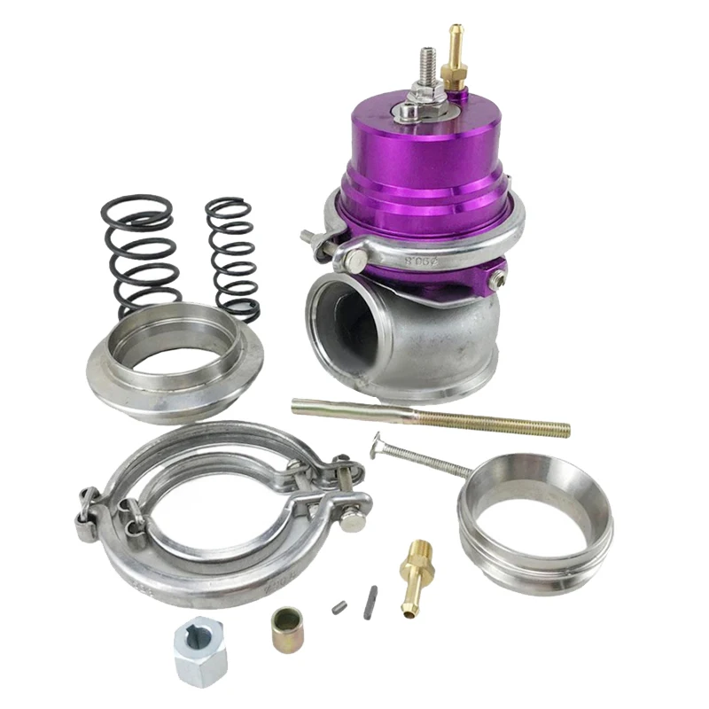 Turbo V-band 60mm External Waste Gate Bypass Exhaust Manifold + Spring